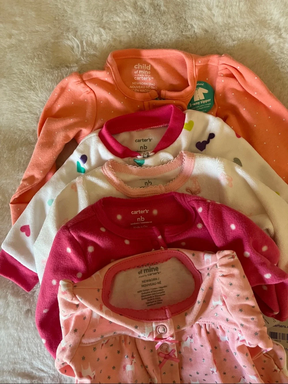New! Newborn Sleepers Bundle of 5